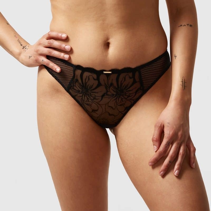 Fleurs C12M9 - Noir