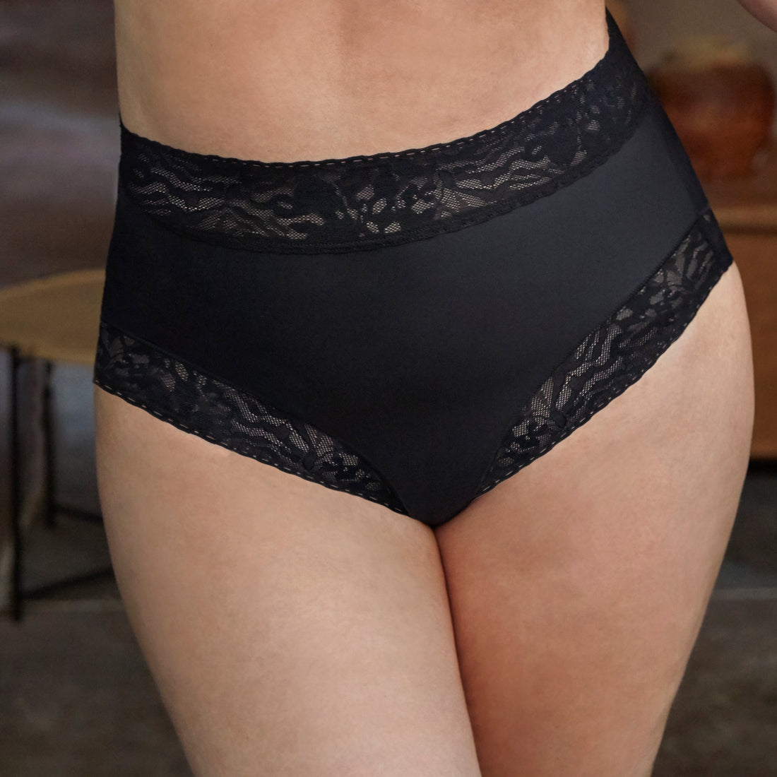Soft Lace Slip 1030318 Noir A002153 - Noir