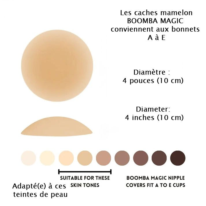 Magic Nipple Cover Adhésif Beige