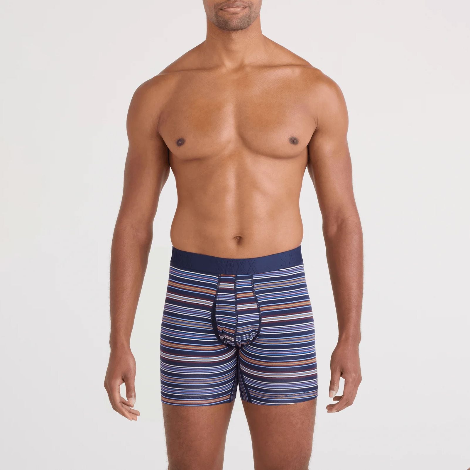 DropTemp Cooling Cotton SXBB86F - Vivid stripe-maritime