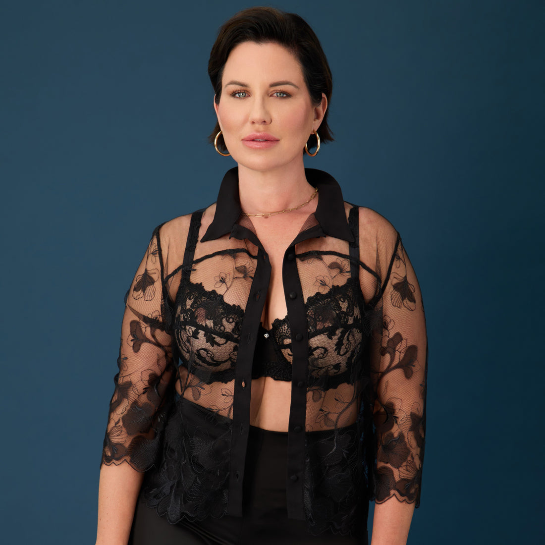 Dressing Floral ACC3088 - Noir