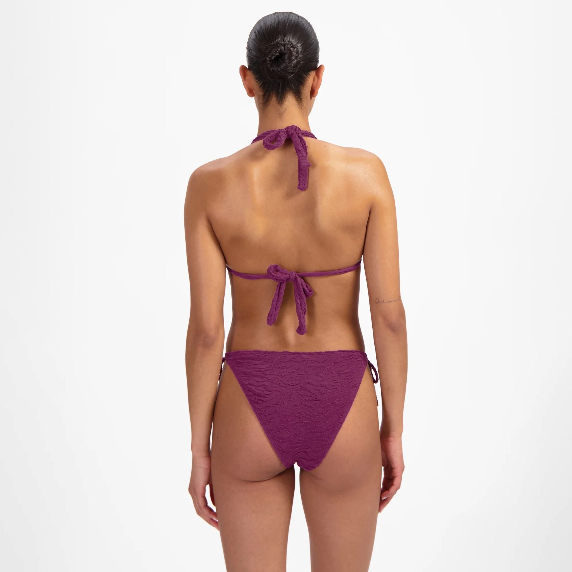 Caramel Stripe 204B - Plum