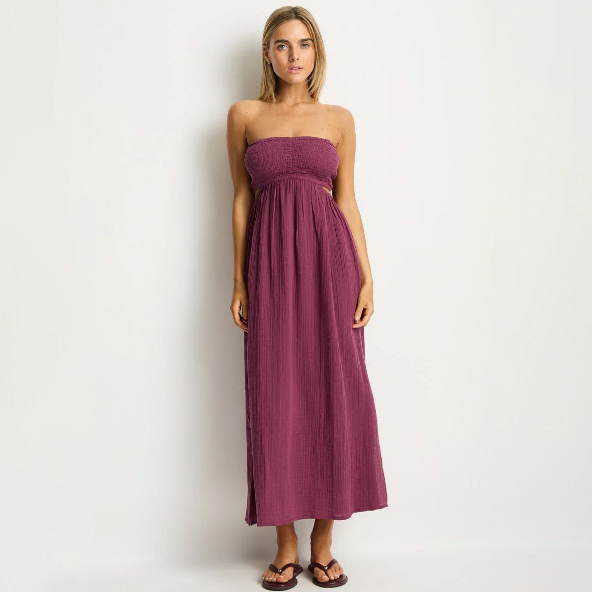 Sea Level Sunset Bandeau SL9045SS - Merlot